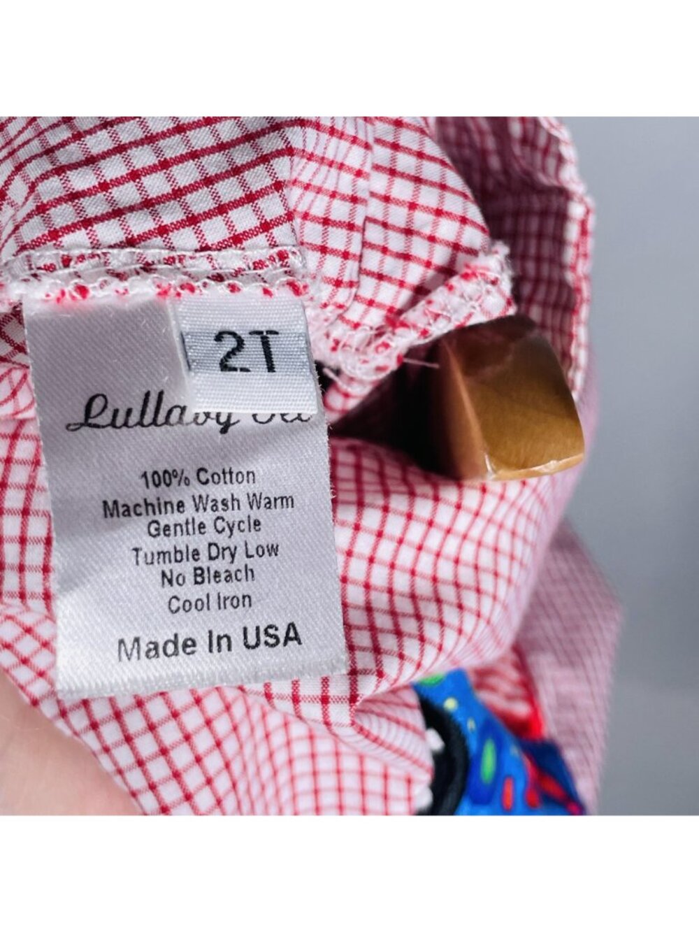 Lullaby Set Toddler Boys 4th of July USA America Truck Shortalls Romper 2T - Picture 6 of 7